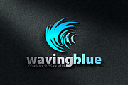Waving Blue Logo, a Branding & Logo Template by Creative Dezing (Thumbnail 1 of 4)