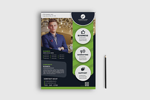 Modern Business Flyer Template, a Flyer Template by MadeByShahbaz