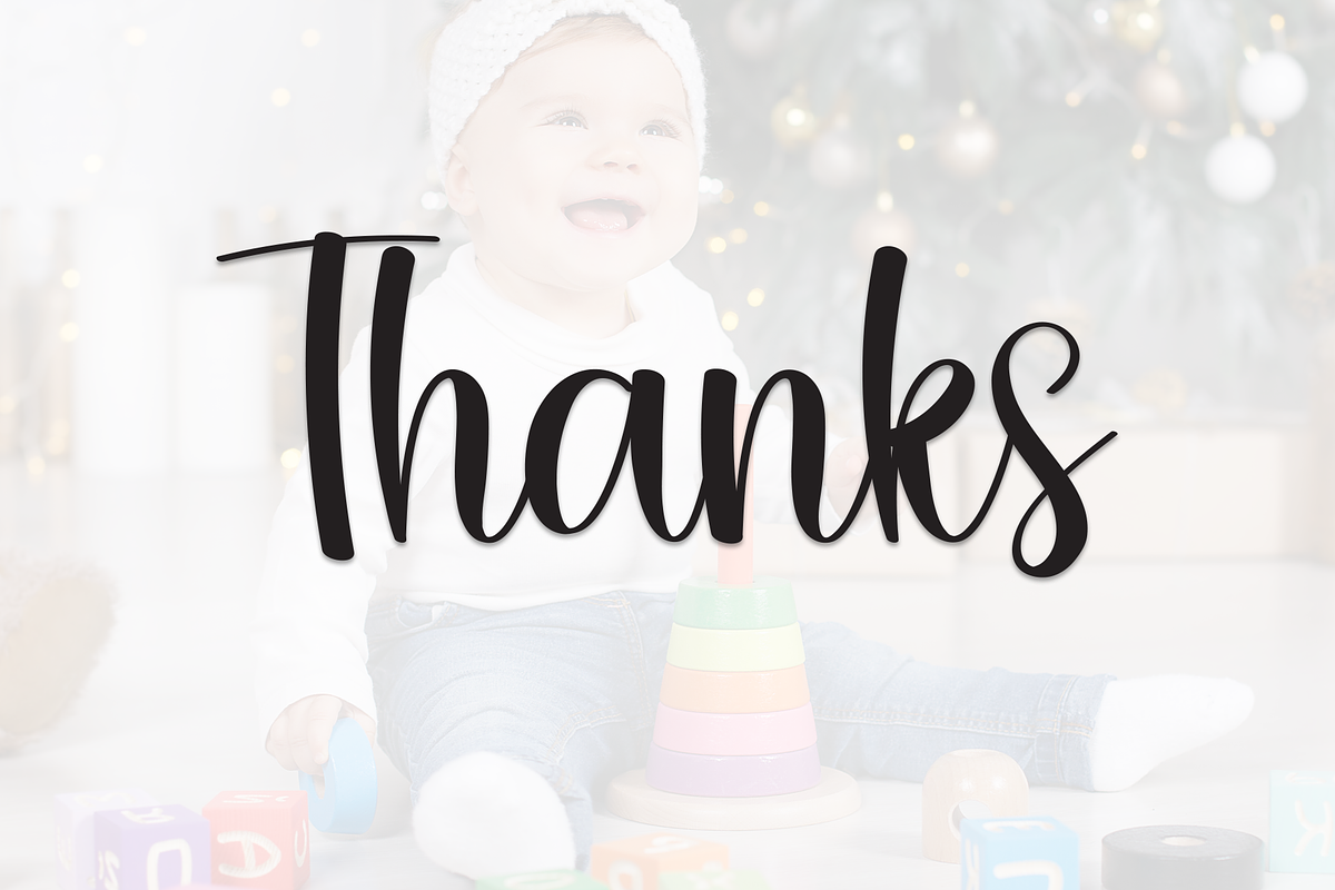 Sunday Baby | Script Font, a Handwritten Font by Scratchones (Photo 8 of 8)