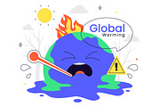 10 Global Warming Illustration, an Education Illustration by denayunebgt (Thumbnail 4 of 4)