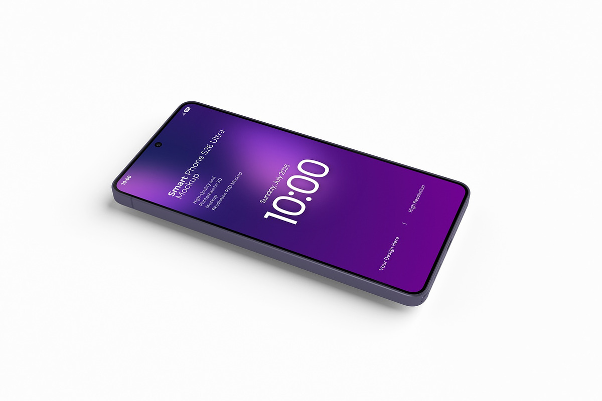 Samsung S26 Ultra Mockup Set 1, an Android Mockup by DSNA Mockup (Photo 7 of 8)