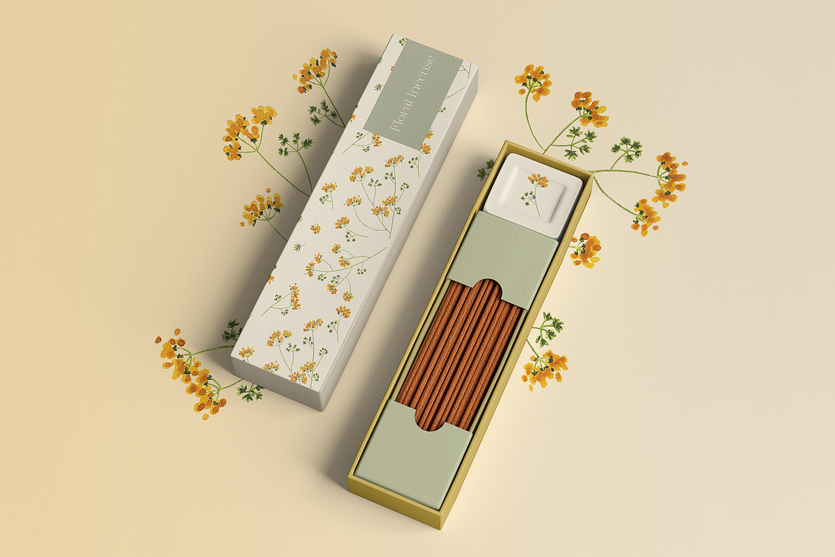 Dainty Yellow Floral Pattern, a Pattern Graphic by Tayla de Beer (Photo 6 of 9)