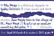 FONT | Hand Of Evouli, a Script Font by Typo Graphic Design (Thumbnail 3 of 5)
