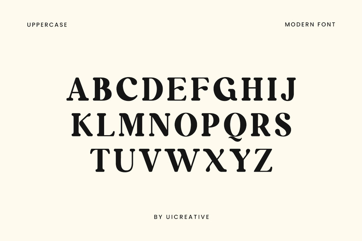Sticky Sugary Modern Retro Serif Fon, a Serif Font by UICreative (Photo 10 of 11)