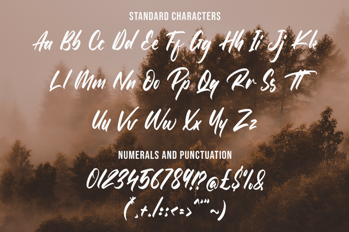 The Raster Font, a Script Font by Fatmawati (Photo 10 of 12)