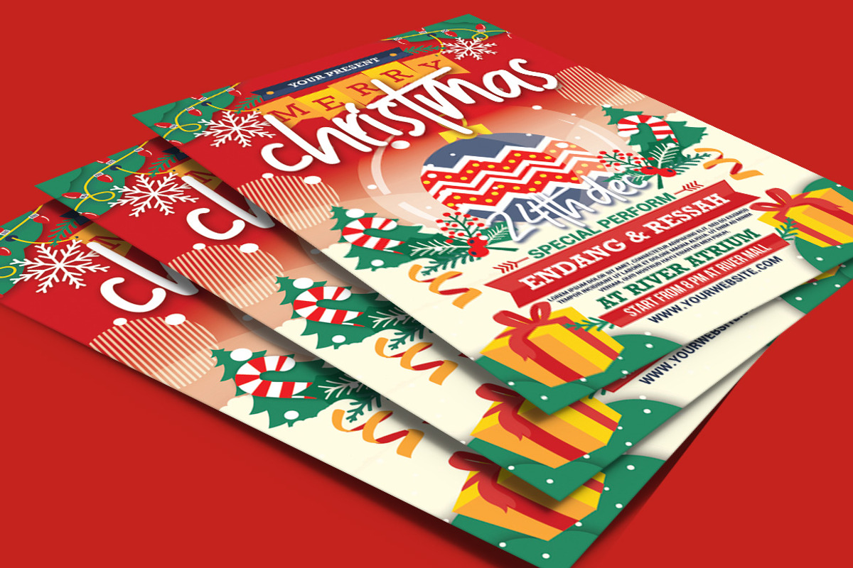 Christmas Flyer Template, a Flyer Template by Muhamad Iqbal hidayat (Photo 3 of 4)