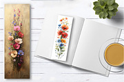 Wildflower Printable Bookmark, an Illustration by Watercolor design (Thumbnail 3 of 4)