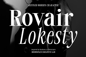 Rovair Lekosty - Modern Serif Font