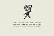 50 Hand-Drawn Сoffee Characters, a Food Illustration by Veyla (Thumbnail 13 of 13)