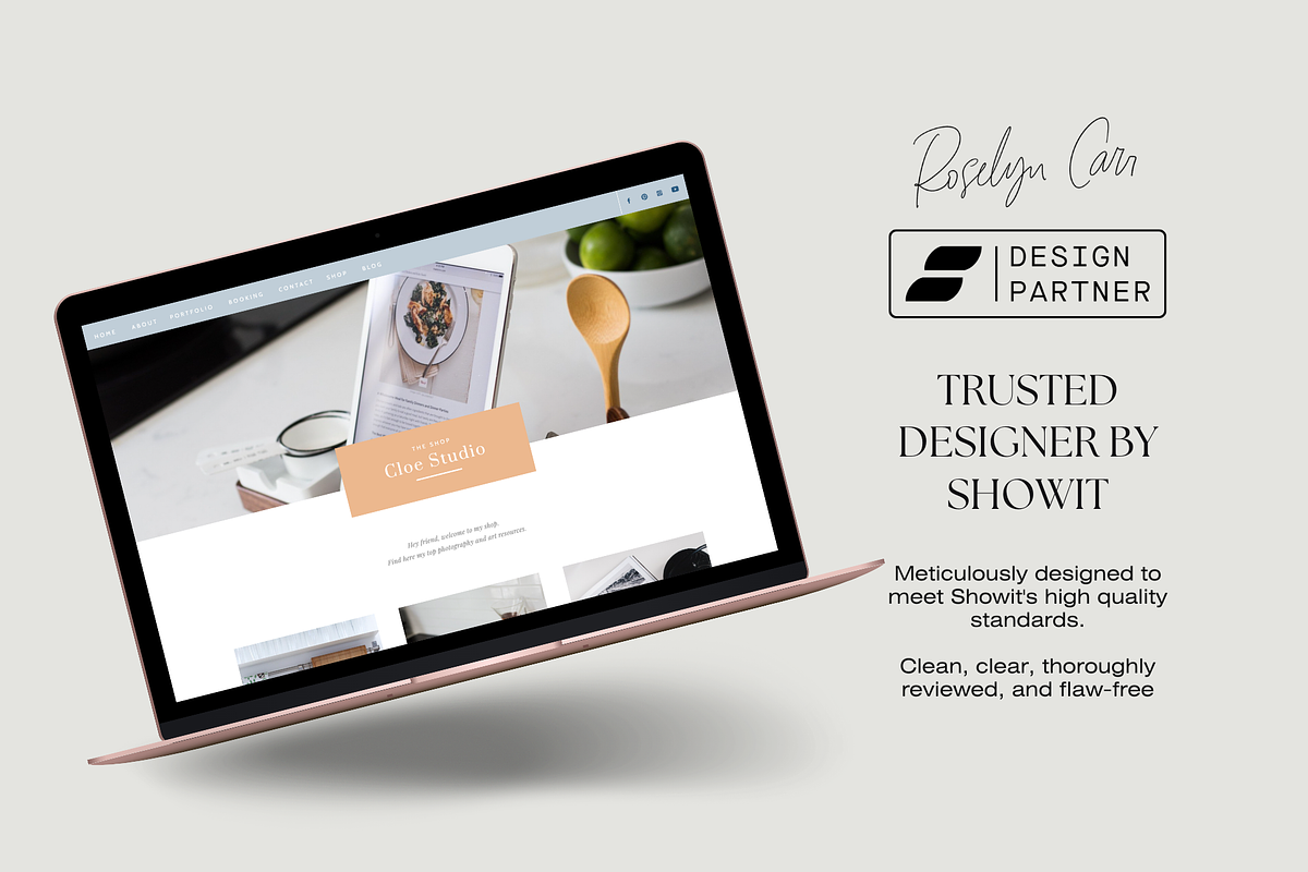 Showit Template - Cloe, a Websites & App Template by Creator Goodies (Photo 2 of 5)