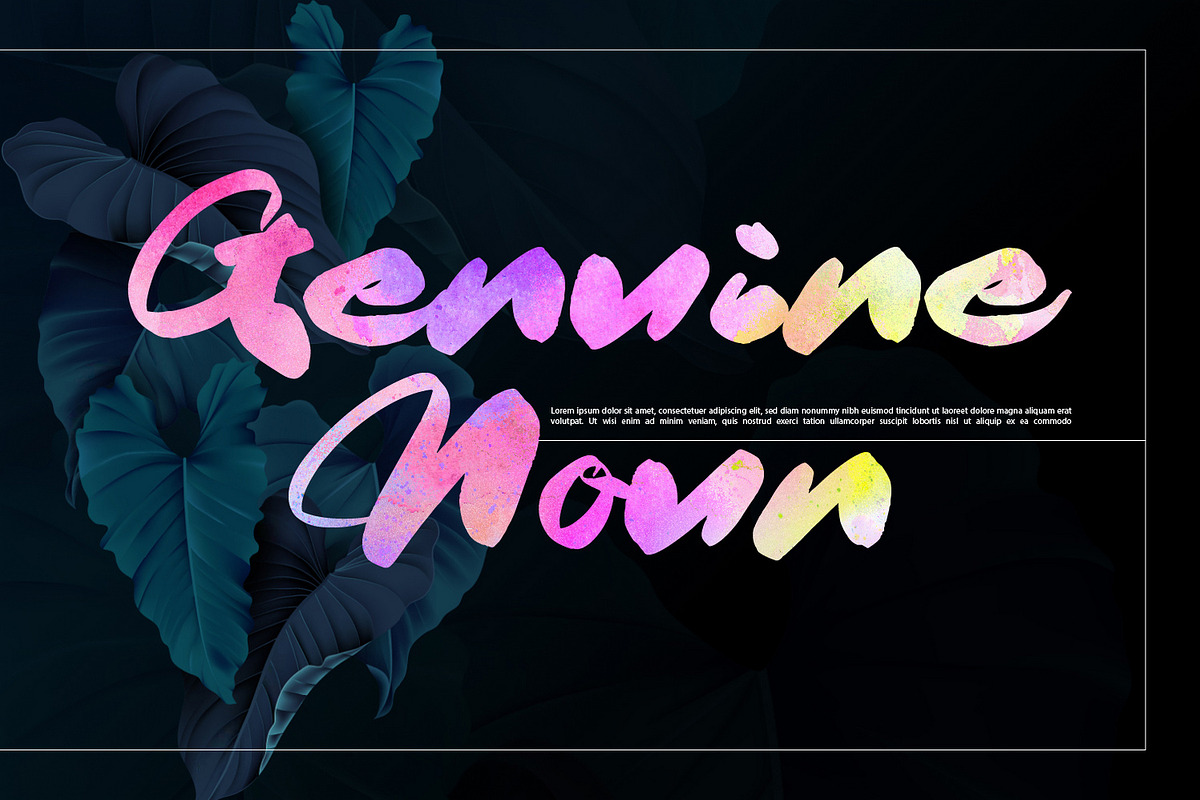 Women's Day Brush Font, a Script Font by 177Studio (Photo 3 of 7)