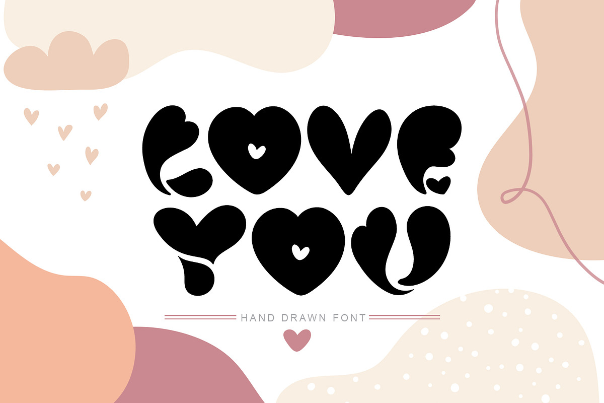 Love You Hand Drawn Font