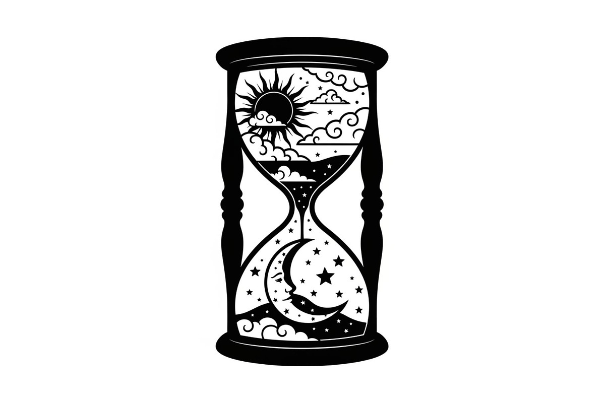 Celestial Sun Moon Hourglass Bundle, an Illustration by Gaye Art (Photo 30 of 31)