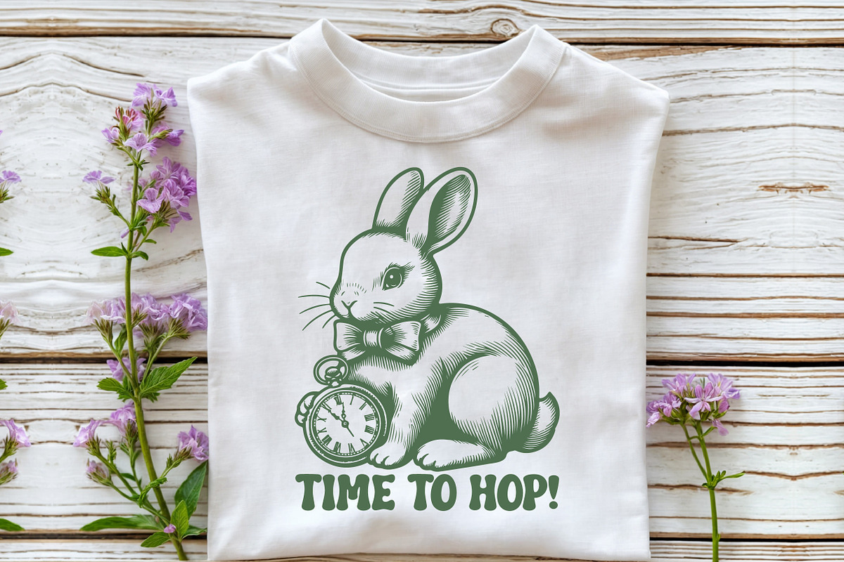 Timeless Bunny Graphic Style, an Illustration by Pixels.Craft (Photo 5 of 7)