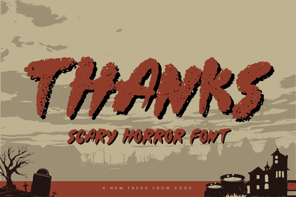 Clownie Zombies - Scary Horror Font, a Font by Dhabee (Photo 4 of 15)