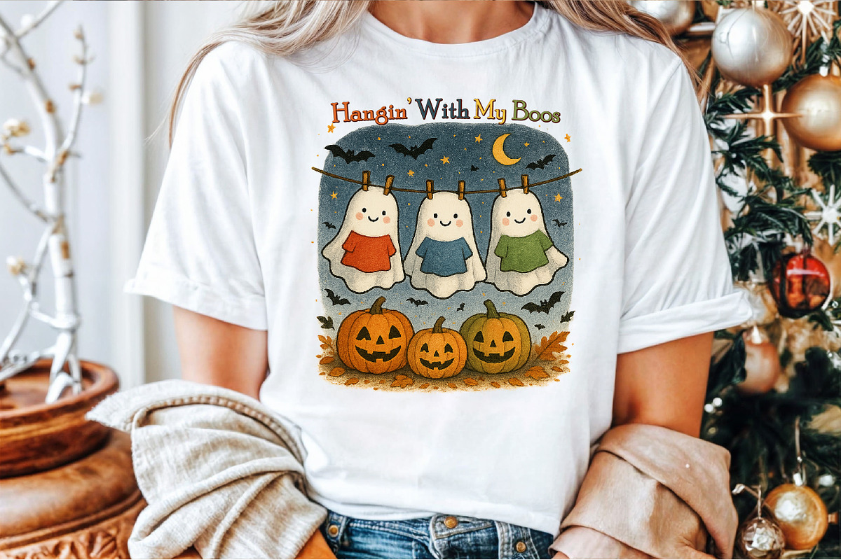 Ghost Hangin with My Boos Halloween, an Illustration by Sublimation Artist (Photo 3 of 9)