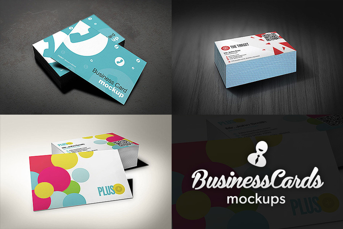 European Size Business Cards Mockups, a Print Template by Rafael Oliveira (Photo 1 of 4)