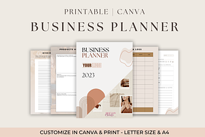 Canva Business Planner Template