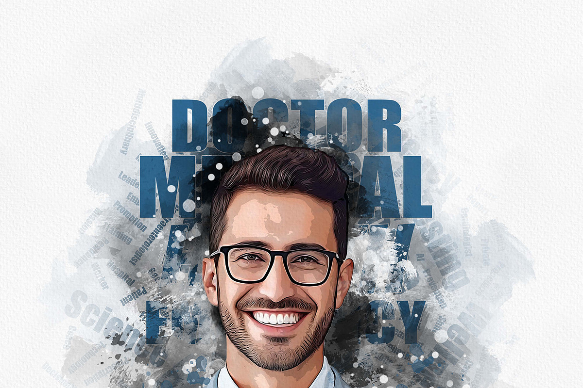 Typography Portrait Artistic Effect, an Action Add-On by MRI STUDIO (Photo 15 of 28)
