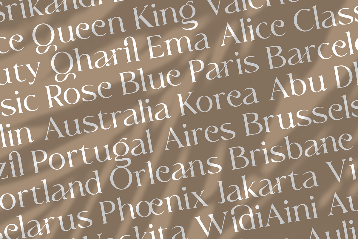 Sartika Milona - Elegant Serif Font, a Serif Font by Artchitype Studio (Photo 8 of 12)