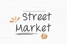 Street Market - Handwriting Font