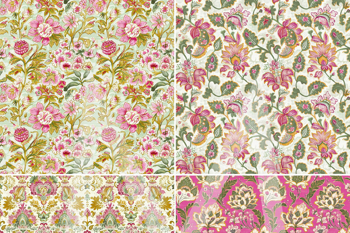 Bohemian Printable Backgrounds, a Pattern Graphic by Maishop (Photo 6 of 8)