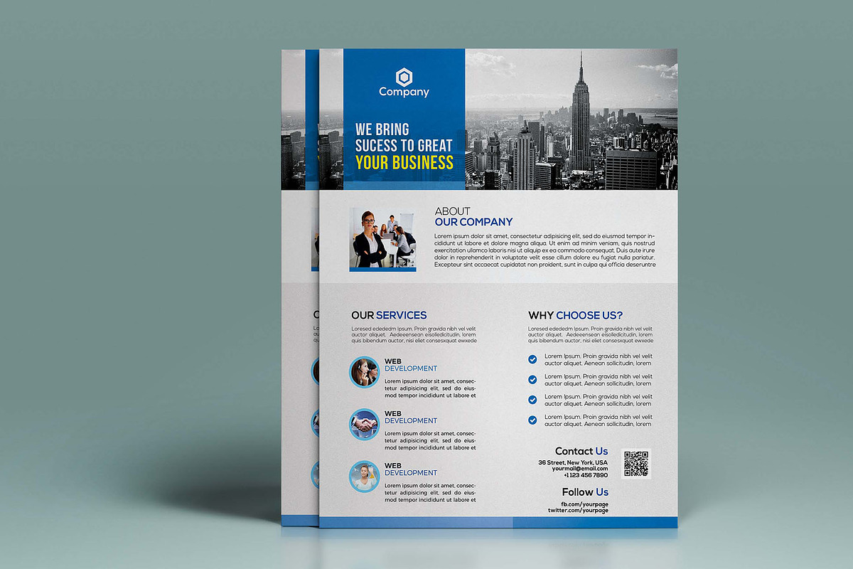 Corporate Flyer, a Flyer Template by GreenPixi (Photo 1 of 4)