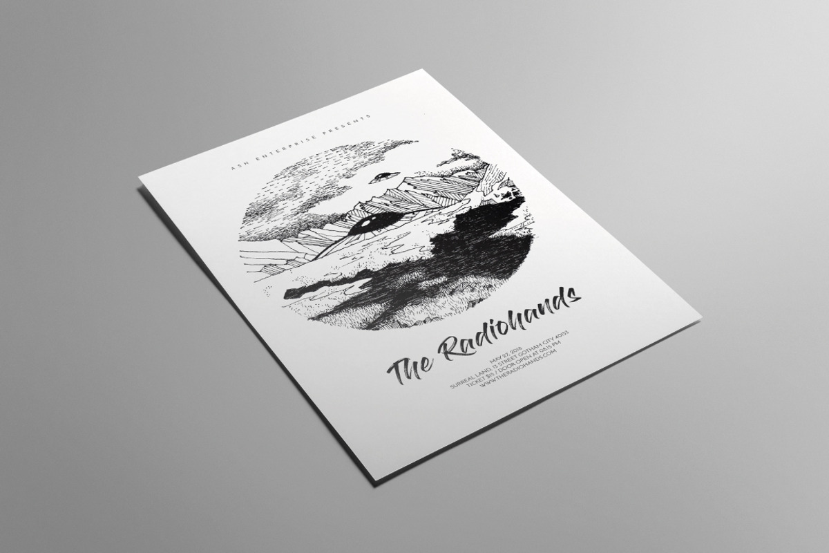 Hand Drawn Alien Arrival Flyer, a Flyer Template by ashenterprise (Photo 5 of 5)