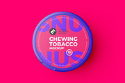 Snus Chewing Tobacco one lock 4 PSD, a Packaging Mockup by easymock 2 (Thumbnail 13 of 15)