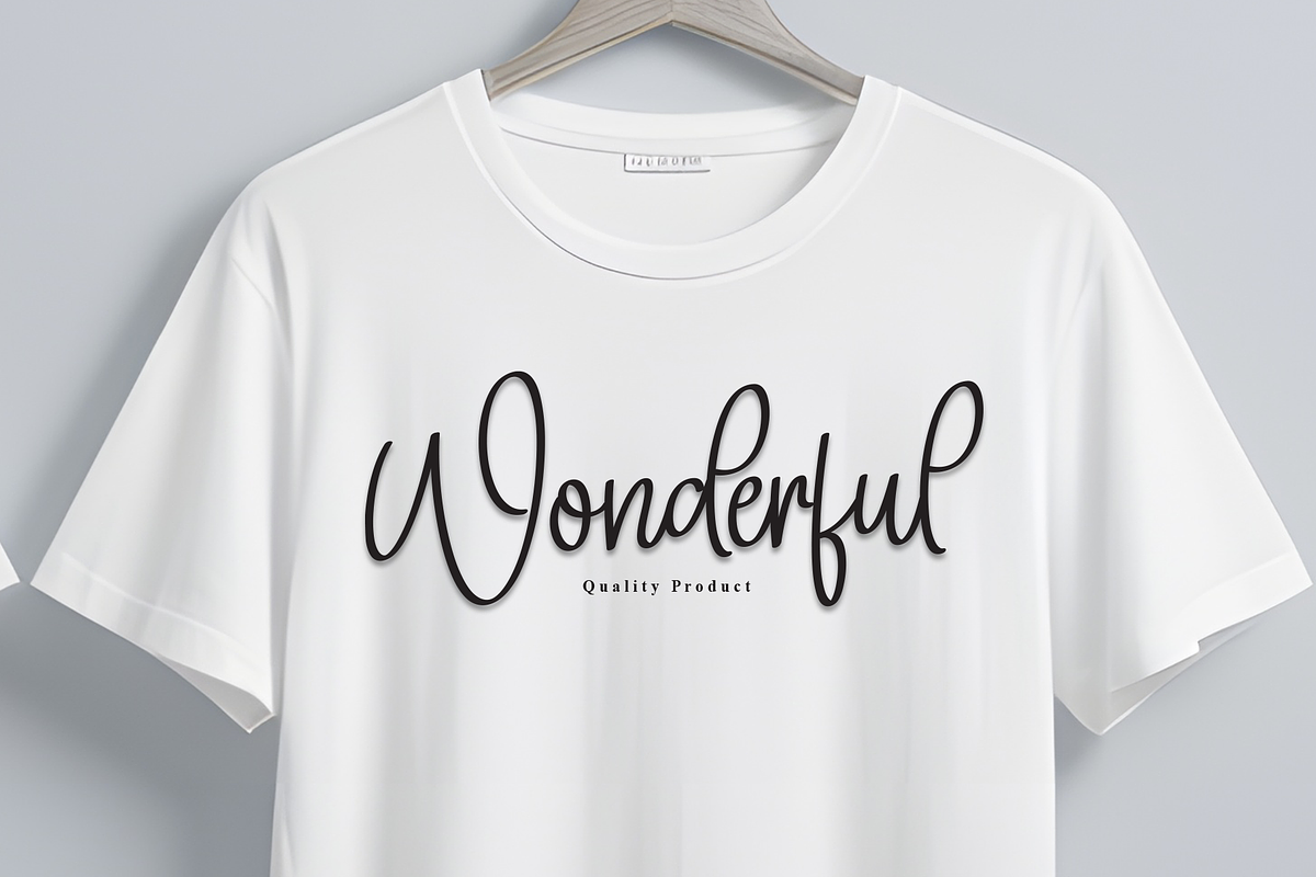Embroidery Winter | Script Font, a Handwritten Font by Scratchones (Photo 5 of 8)