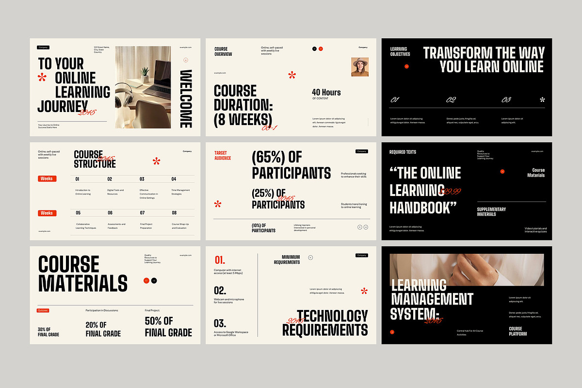 Online Course Education Powerpoint preview 4