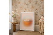 Floral Nursery Wall Frame Mockup, a Product Mockup by MockupWizard (Thumbnail 4 of 5)