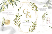 Watercolor Olive greenery clipart, a Decorative Illustration by Catherine Wheel (Thumbnail 19 of 19)