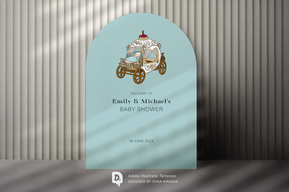 Baby Shower Welcome Board - 40, a Marketing Template by BloomToLife By Dona (Photo 4 of 5)