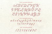 GLAD - CALIFORNIA, a Script Font by GladType (Thumbnail 8 of 8)