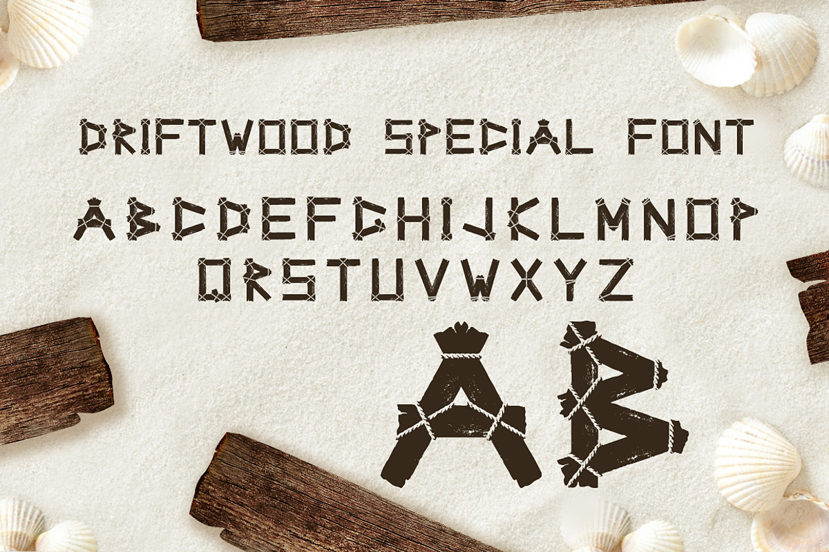 Driftwood & Sea Rope fonts preview 2