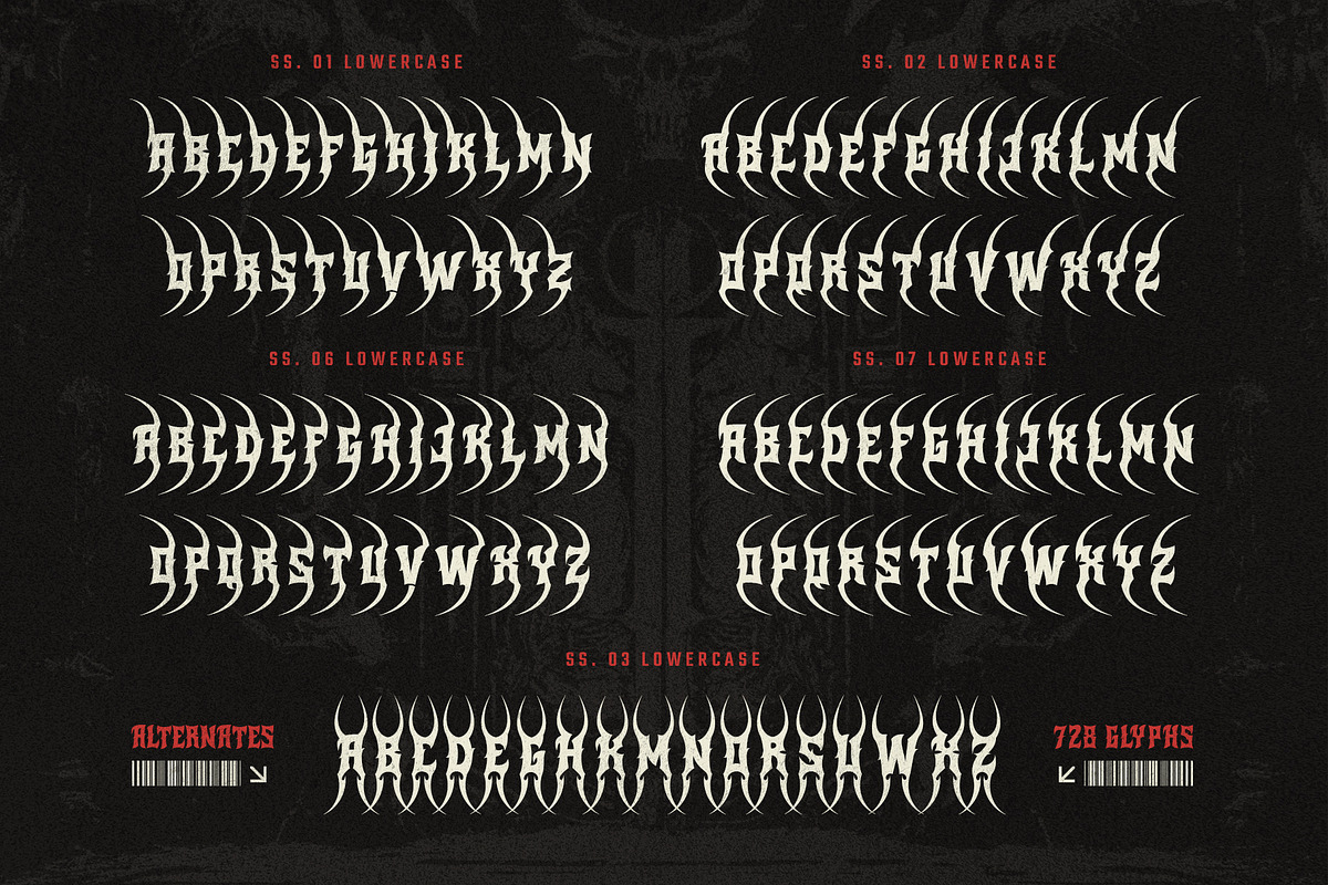Red Band Typeface, a Blackletter Font by alit design (Photo 15 of 17)