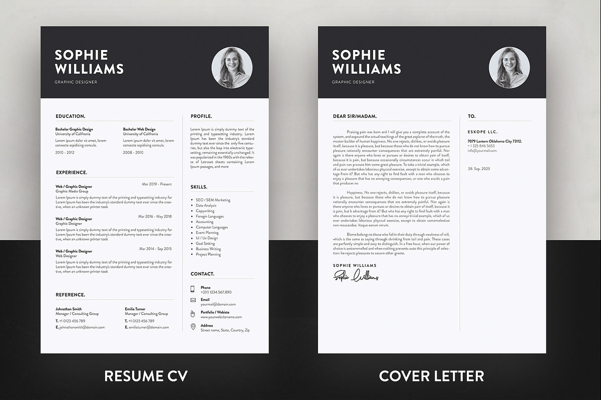 Resume, a Resume Template by UX-group (Photo 2 of 5)