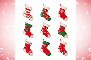 Set of Christmas Socks