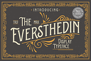 Eversthedin + Extras, a Serif Font by Sitintahitam (Thumbnail 1 of 11)