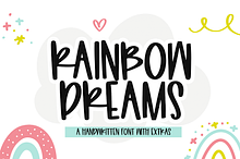 Rainbow Dreams | Font with Extras