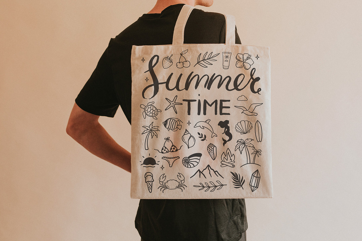 Magic Summer doodles and line art, a Seasonal Illustration by harmonia_green_art (Photo 6 of 7)