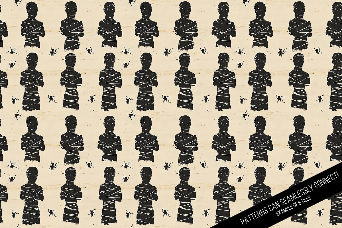 Vintage Halloween Digital Paper, a Pattern Graphic by Chromolume Studio (Photo 16 of 28)