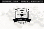 Coffee Vintage Powerpoint Template, a Presentation Template by Defa Visual (Thumbnail 1 of 11)
