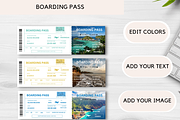 Editable Boarding Pass Template, a Card Template by YasdeyDesigns (Thumbnail 6 of 7)
