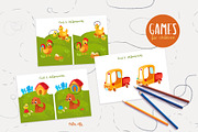 Games for children, an Animal Illustration by tata_ota (Thumbnail 5 of 5)