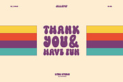 JellyPop Retro Groovy, a Blackletter Font by LTNG STUDIO (Thumbnail 9 of 9)