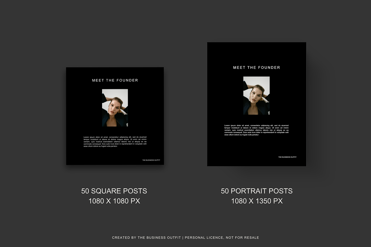 Minimal Instagram Posts - Canva, a Social Media Template by thebusinessoutfit (Photo 7 of 9)