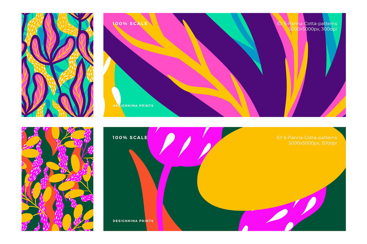 Panna Cotta Seamless Patterns, a Pattern Graphic by Designnina Shop (Photo 8 of 12)