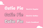 Electric Font Duo, a Handwritten Font by Salt & Pepper Designs (Thumbnail 6 of 9)